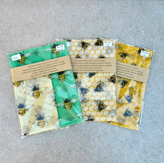 Beeswax wraps - pack of 2 (lucky dip) 
