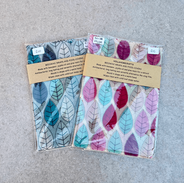 Beeswax wraps - pack of 2 (lucky dip) 