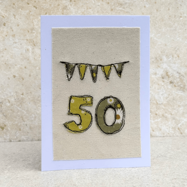 Free motion embroidery and appliqué special year  (lemon and greens) 