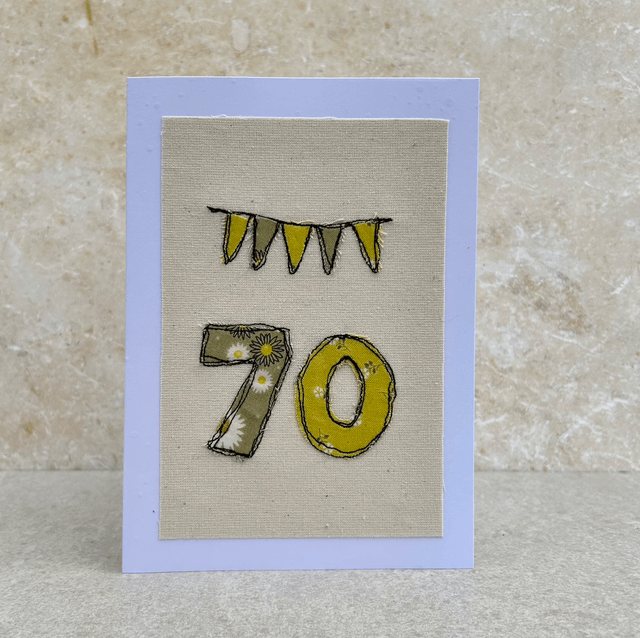 Free motion embroidery and appliqué special year  (lemon and greens) 
