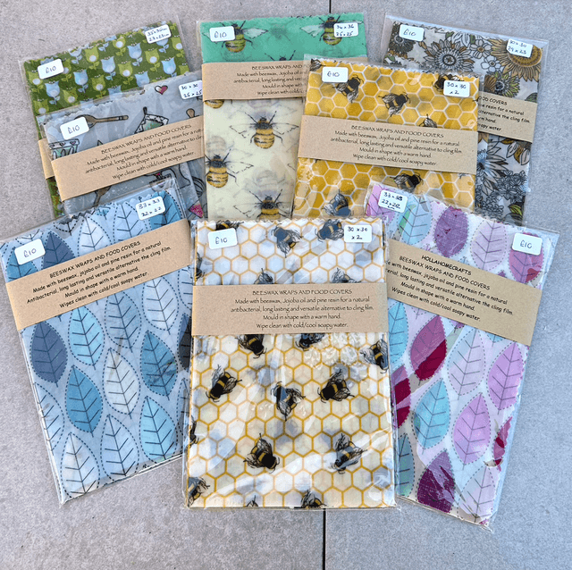 Beeswax wraps - pack of 2 (lucky dip) 