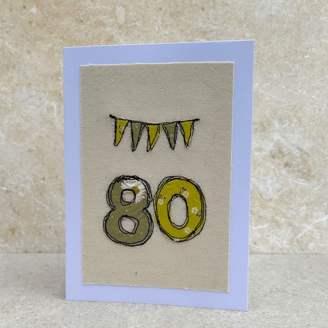 Free motion embroidery and appliqué special year  (lemon and greens) 