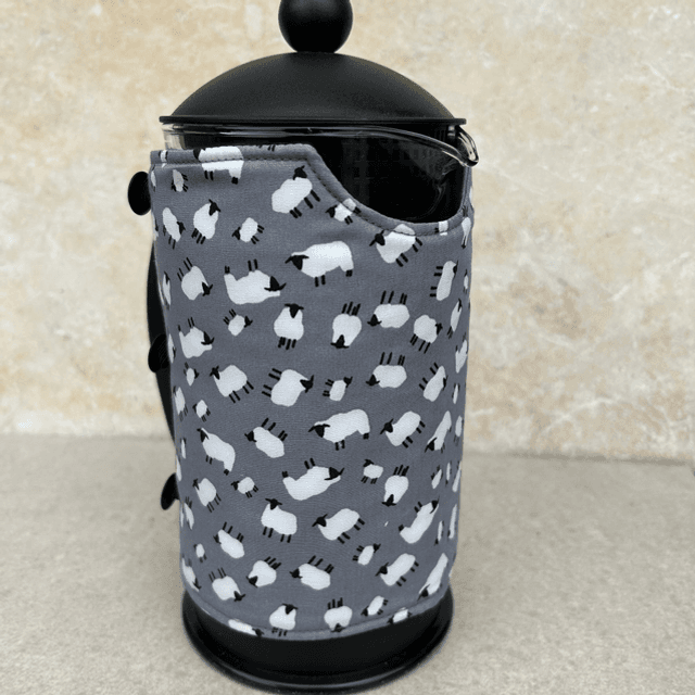 Cafeteria cozy  - sheep, grey